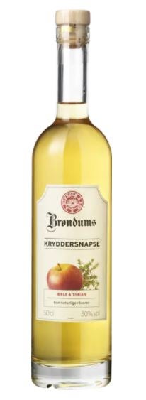 Br&oslash;ndums Kryddersnaps &AElig;ble/Timian | 30% | 0,5 l
