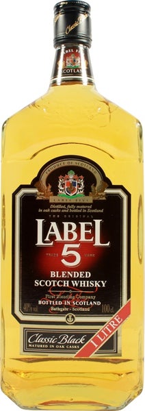 Label 5 Blended Scotch Whisky | 40% | 1 l